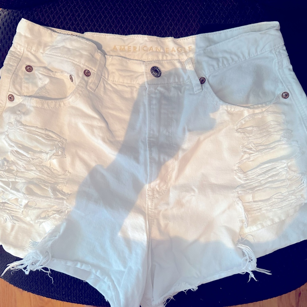 Distressed Jean Shorts